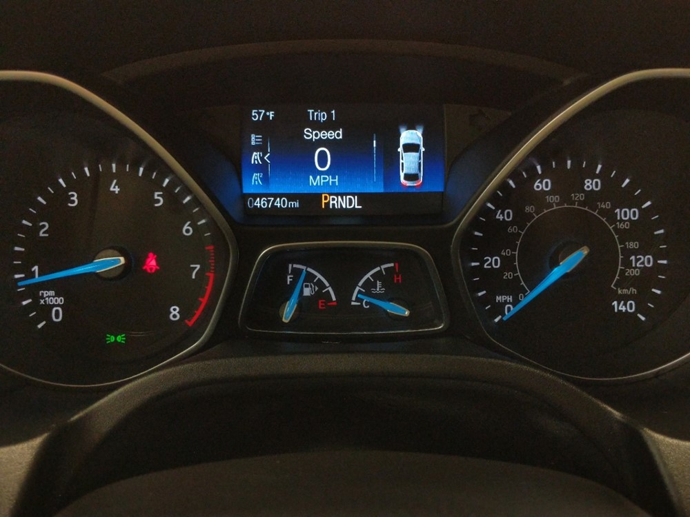 2017 Ford Focus - Odometer Close Up