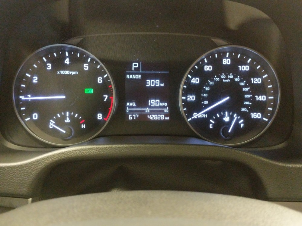 2017 Hyundai Elantra - Odometer Close Up