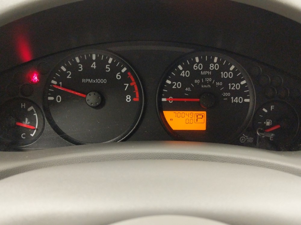 2015 Nissan Frontier - Odometer Close Up