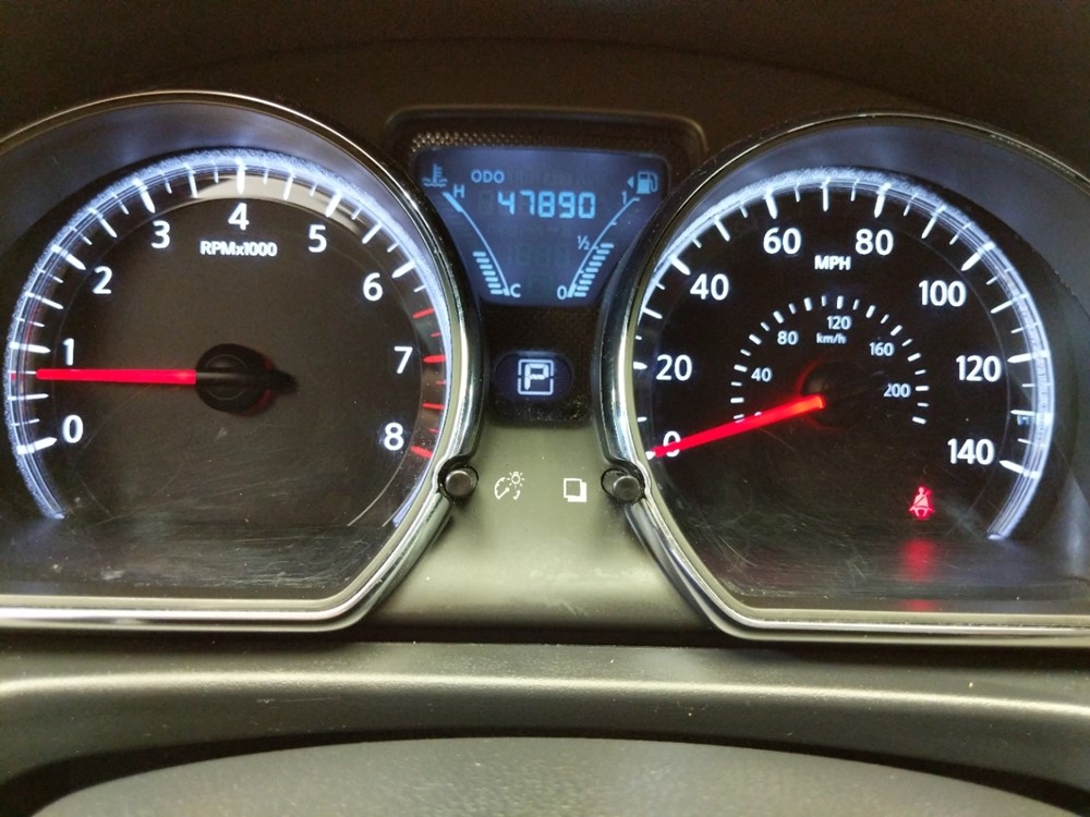 2017 Nissan Versa - Odometer Close Up