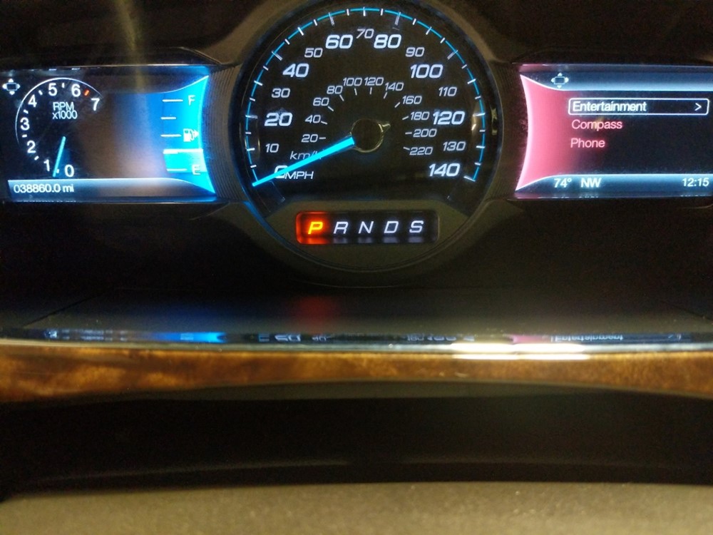 2017 Ford Taurus - Odometer Close Up