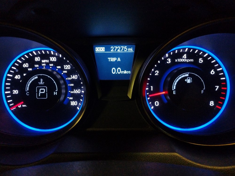 2015 Hyundai Genesis - Odometer Close Up