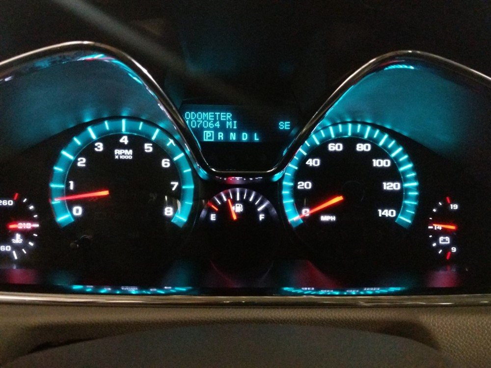 2014 Chevrolet Traverse - Odometer Close Up