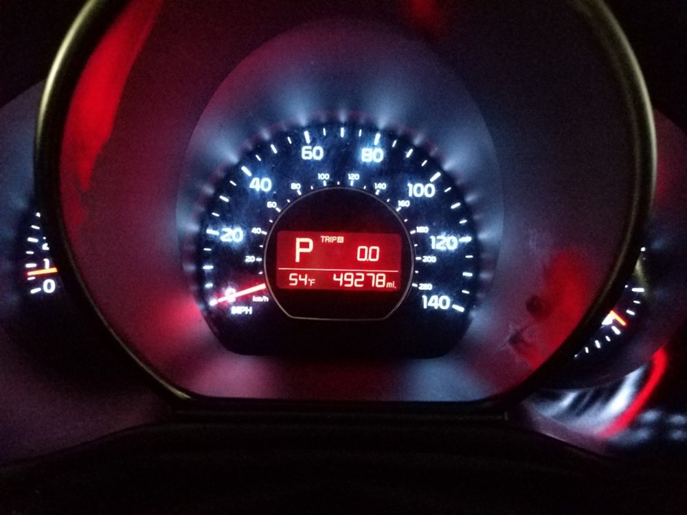 2017 Kia Soul - Odometer Close Up