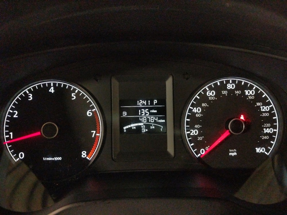 2014 Volkswagen Jetta - Odometer Close Up