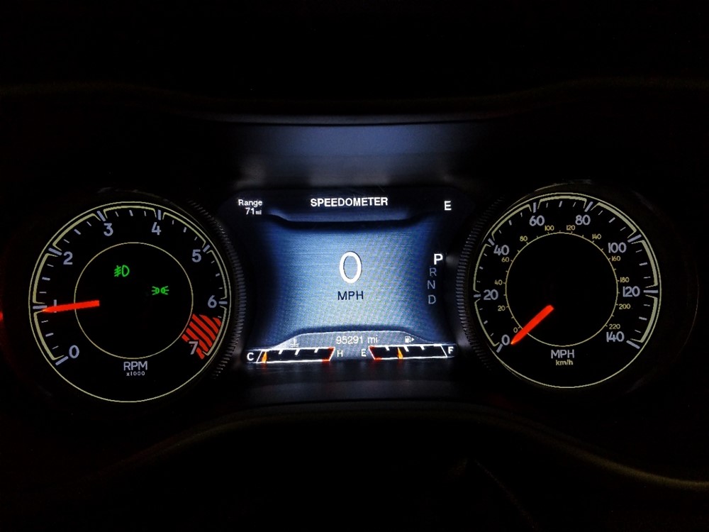 2014 Jeep Cherokee - Odometer Close Up