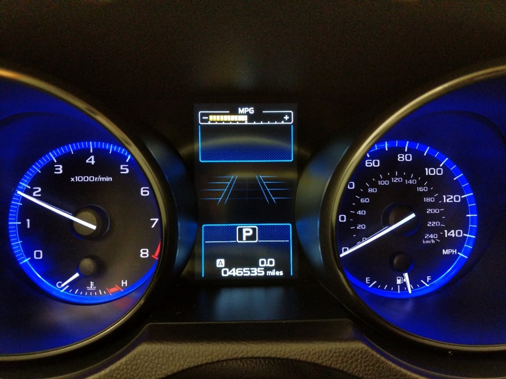 2016 Subaru Outback - Odometer Close Up