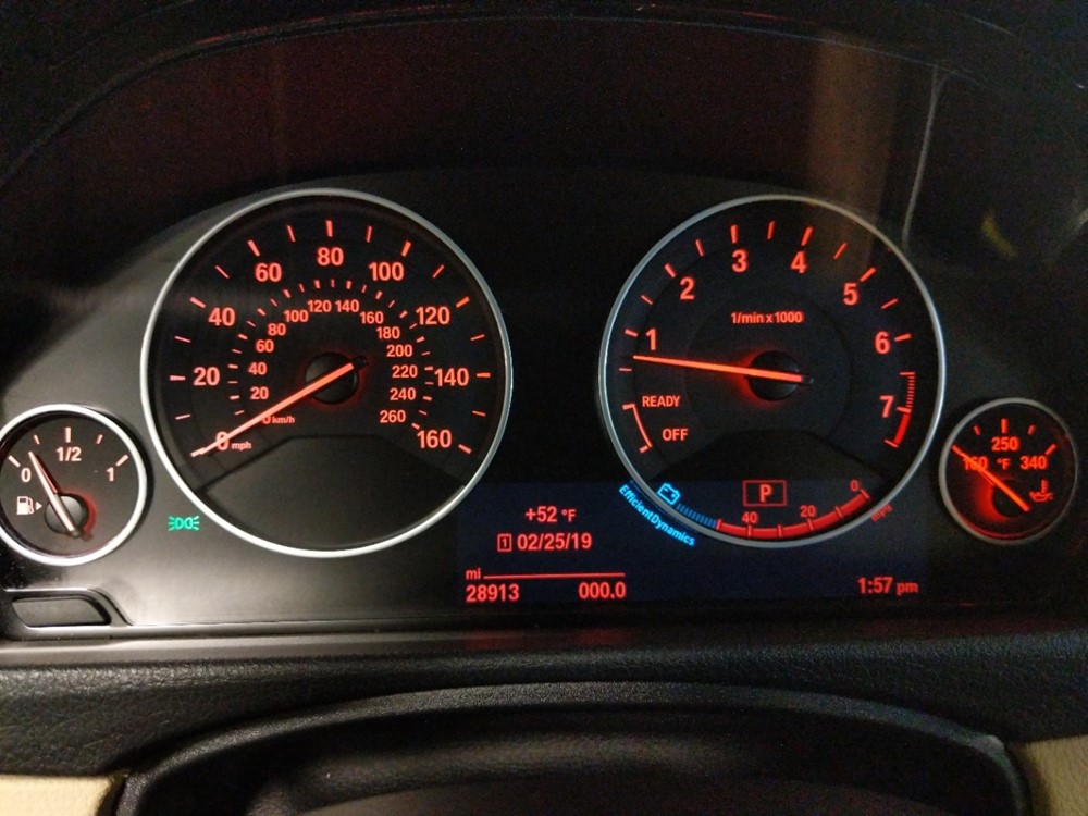 2015 BMW 428i - Odometer Close Up