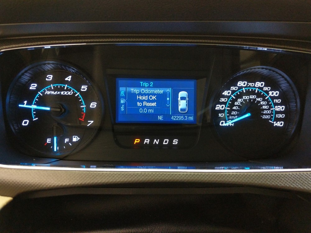 2015 Ford Taurus - Odometer Close Up
