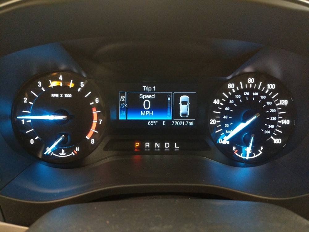 2017 Ford Fusion - Odometer Close Up