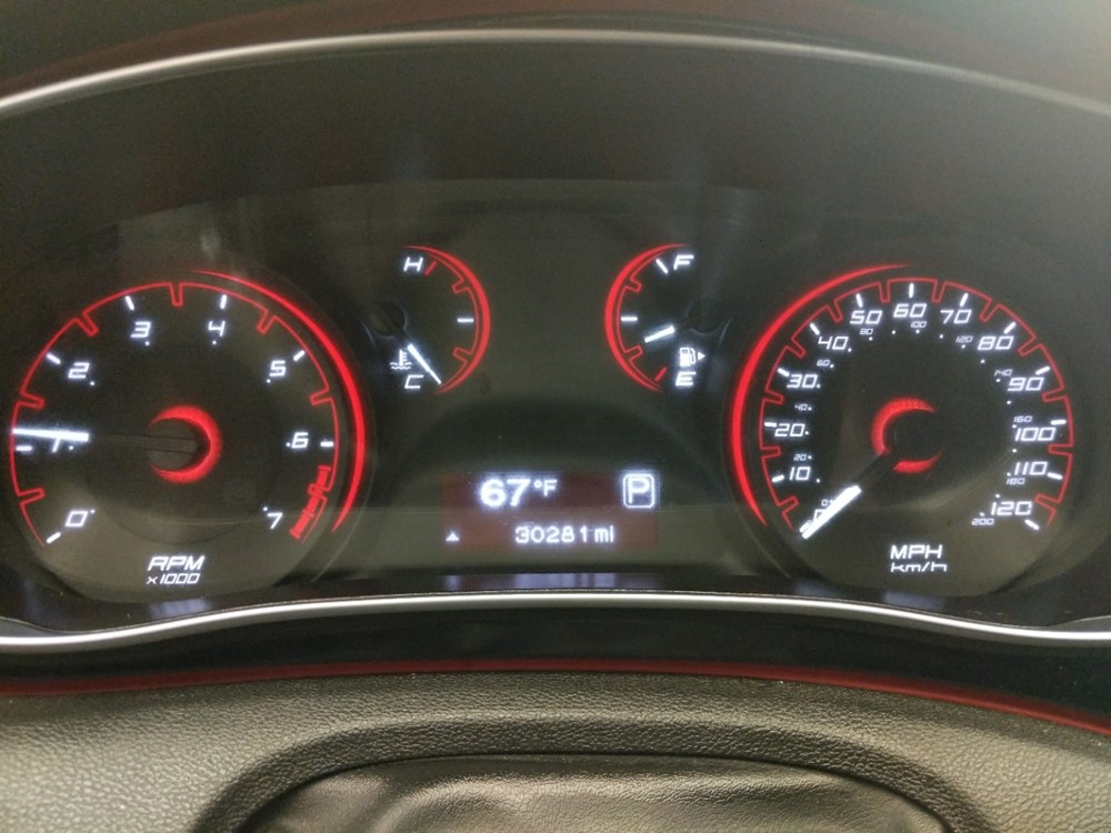 2016 Dodge Dart - Odometer Close Up