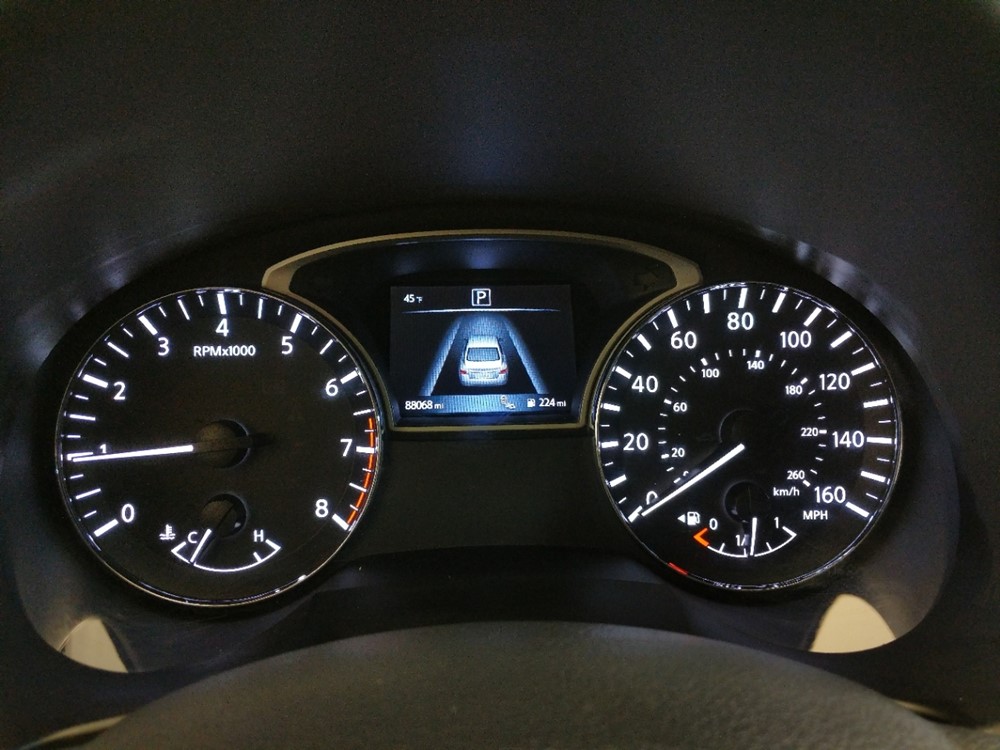 2017 Nissan Altima - Odometer Close Up