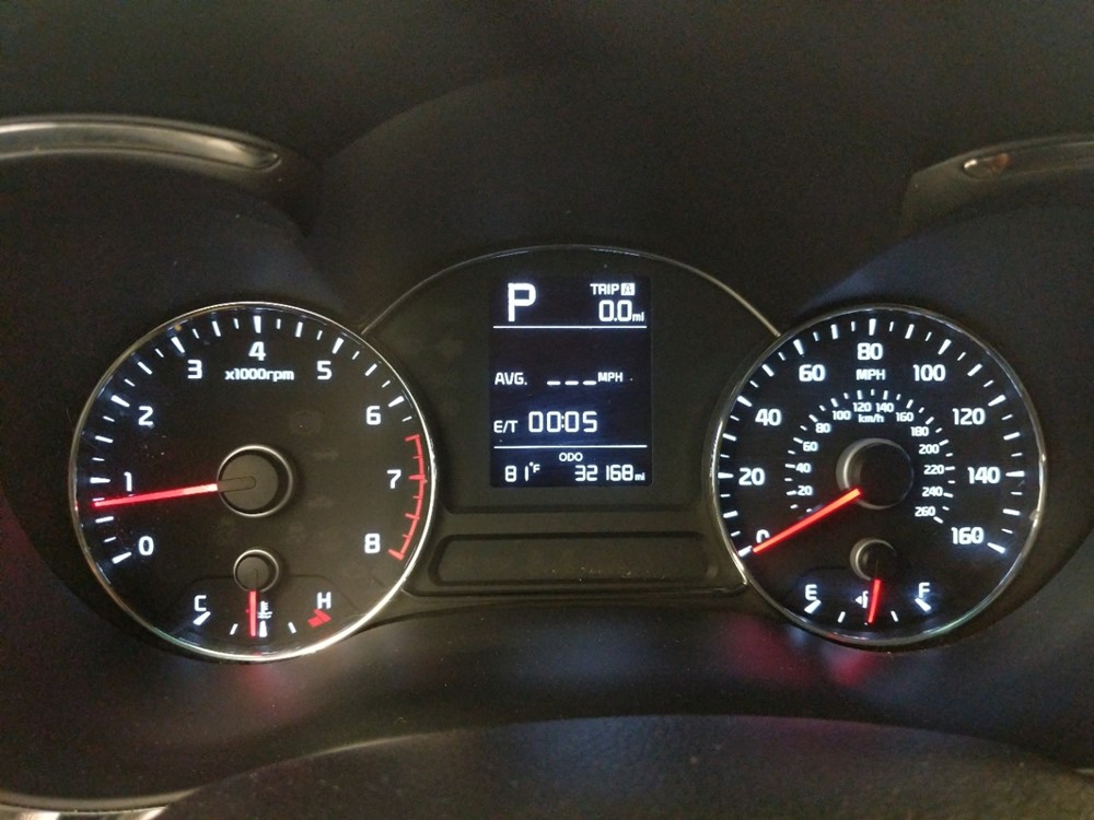 2017 Kia Forte - Odometer Close Up