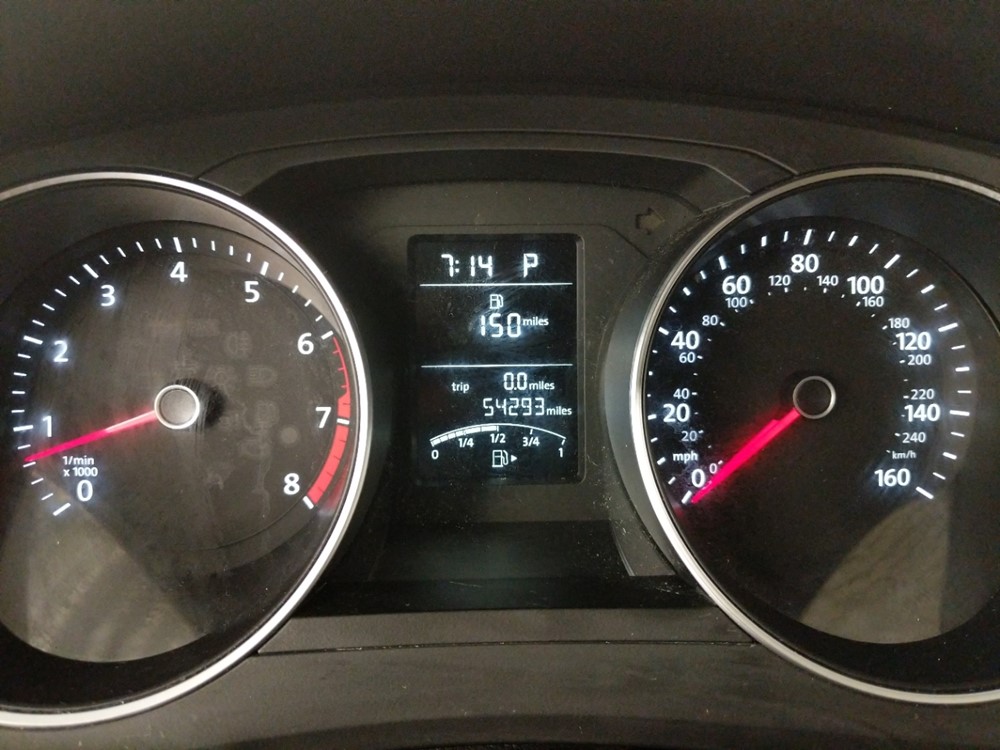 2015 Volkswagen Jetta - Odometer Close Up