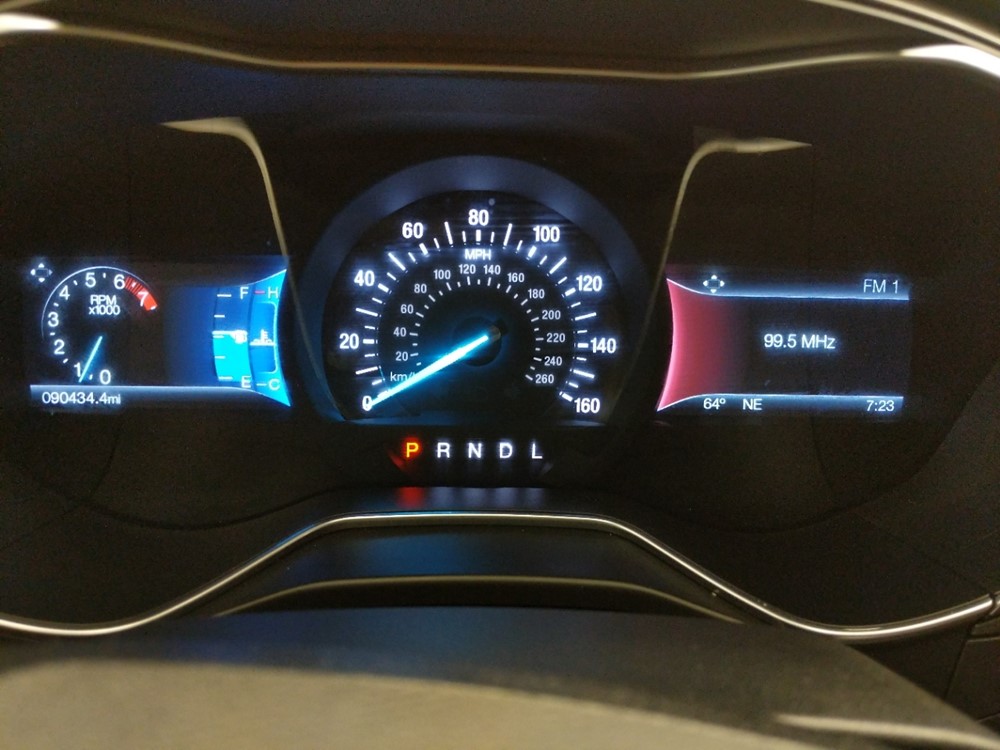 2017 Ford Fusion - Odometer Close Up