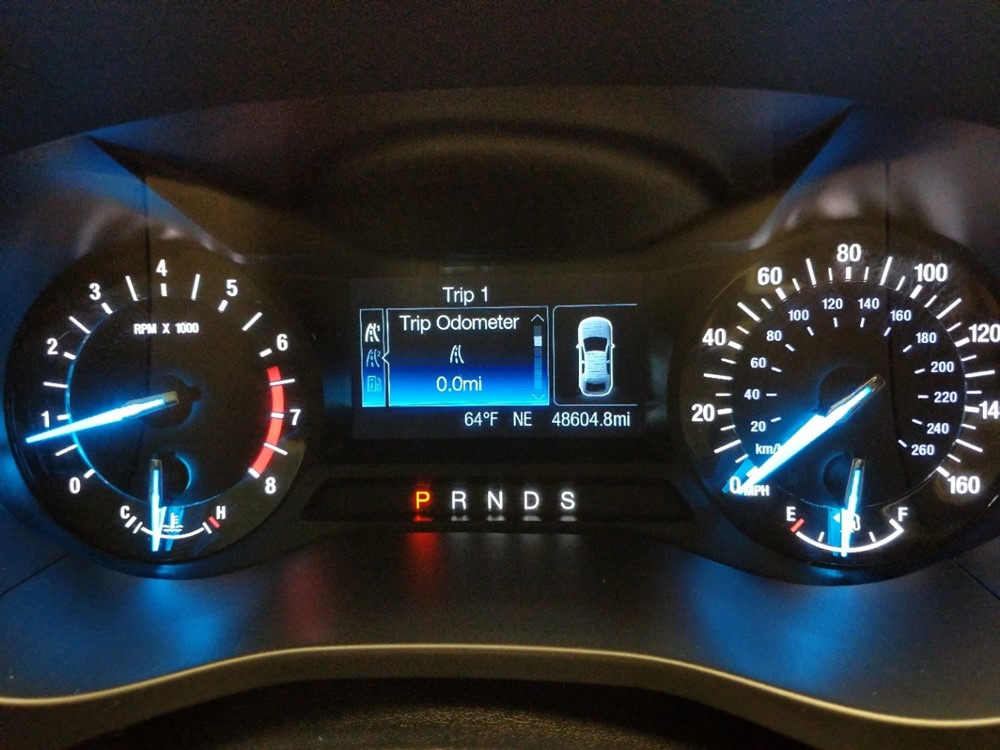 2016 Ford Fusion - Odometer Close Up