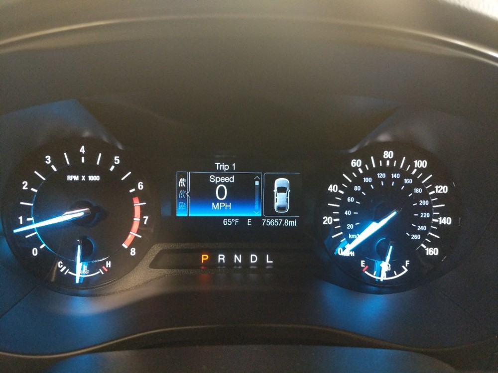 2017 Ford Fusion - Odometer Close Up