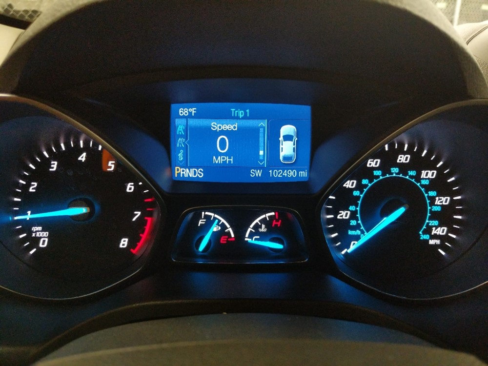 2015 Ford Escape - Odometer Close Up