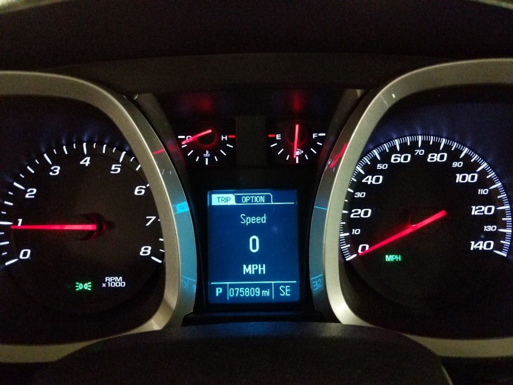 2016 Chevrolet Equinox - Odometer Close Up