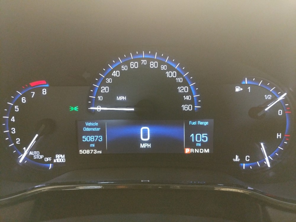 2016 Cadillac CTS - Odometer Close Up
