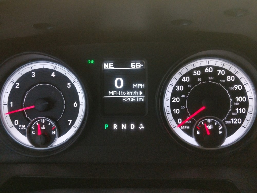 2013 Dodge Ram 1500 - Odometer Close Up