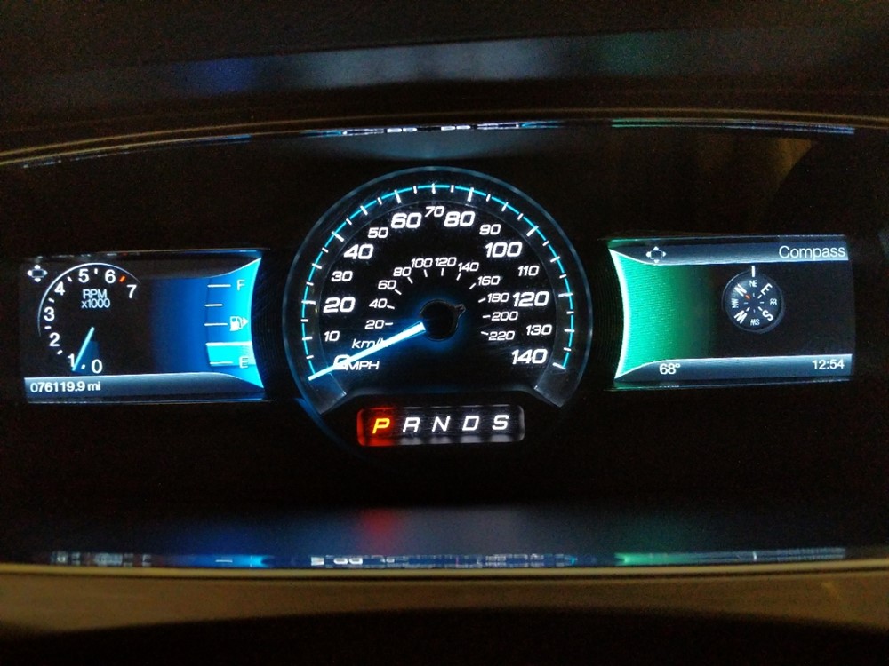 2016 Ford Taurus - Odometer Close Up