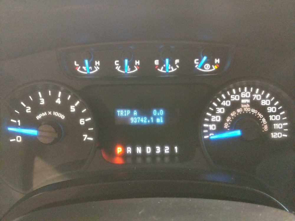 2014 Ford F-150 - Odometer Close Up