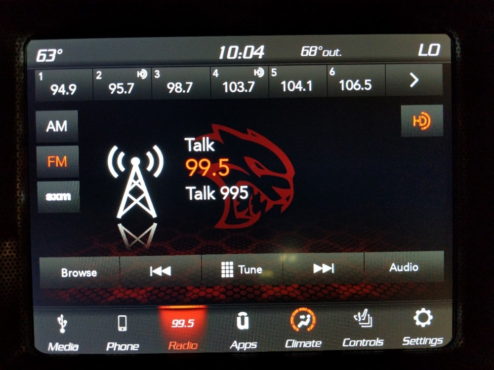 2018 Dodge Charger - Stereo Package