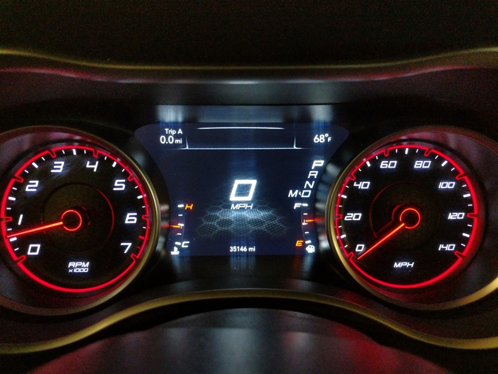 2018 Dodge Charger - Odometer Close Up