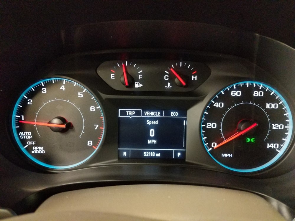 2017 Chevrolet Malibu - Odometer Close Up