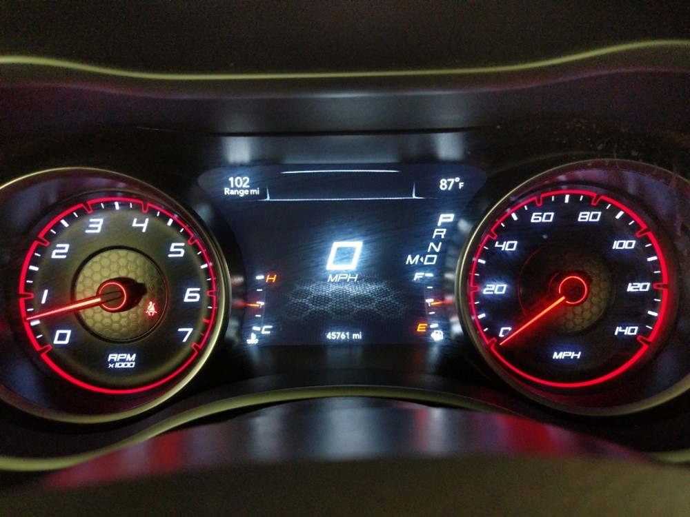 2018 Dodge Charger - Odometer Close Up
