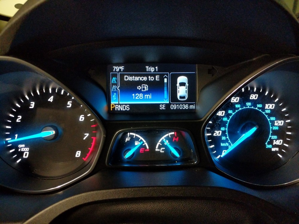 2014 Ford Escape - Odometer Close Up