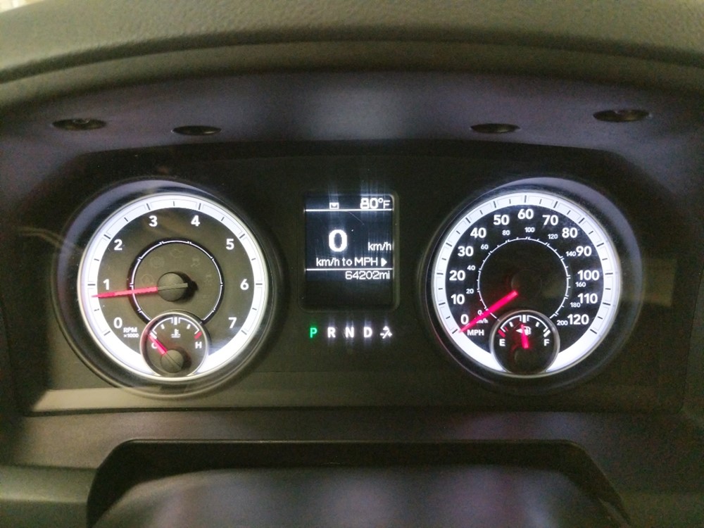 2013 Dodge Ram 1500 - Odometer Close Up