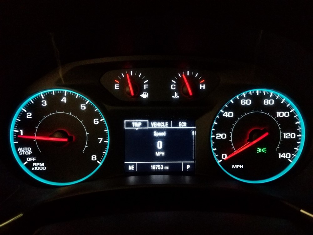 2018 Chevrolet Equinox - Odometer Close Up