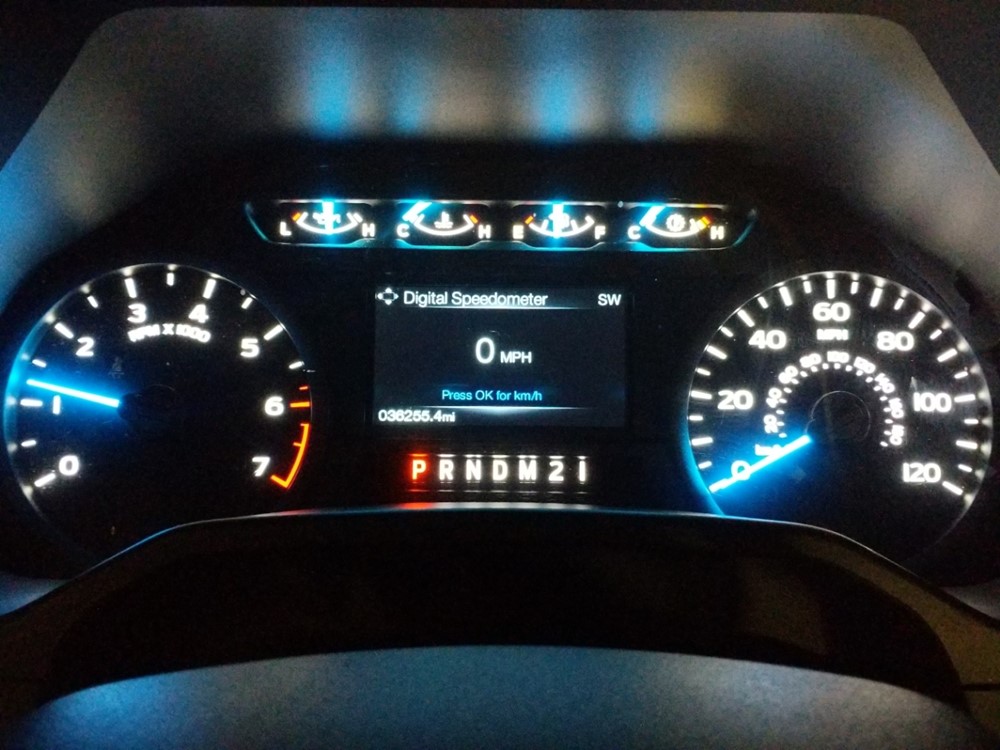 2016 Ford F-150 - Odometer Close Up