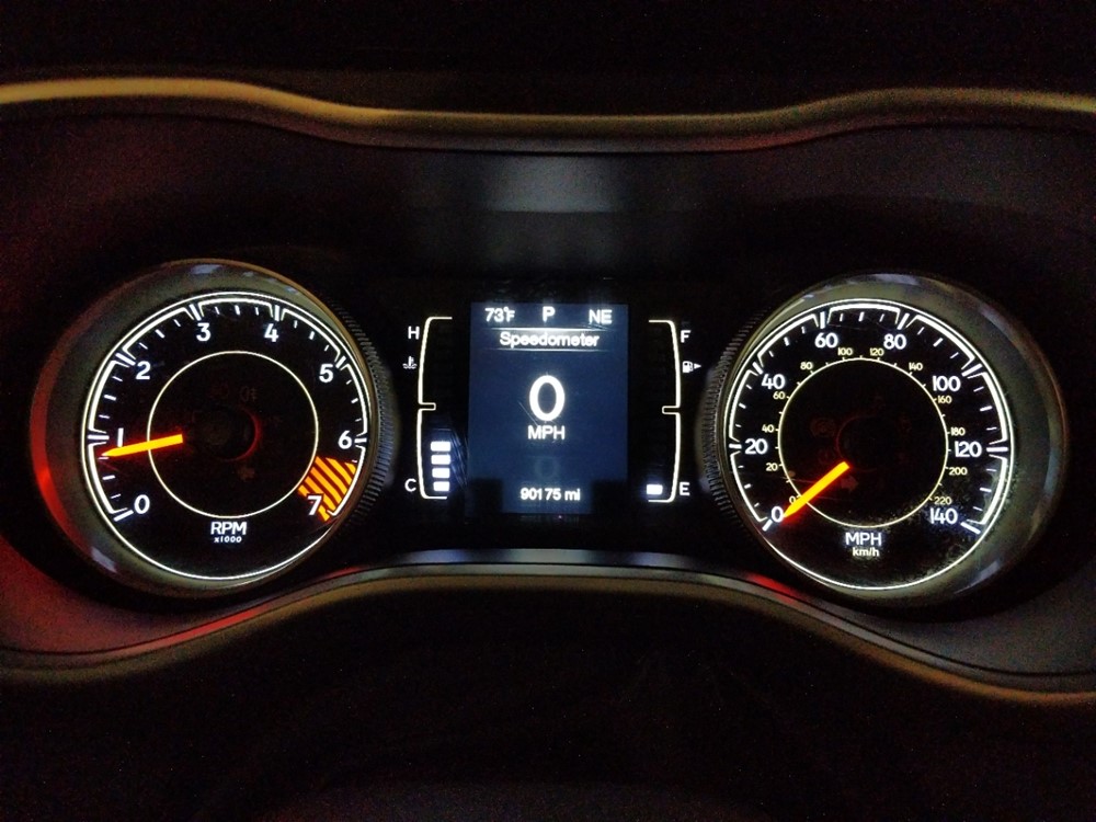 2014 Jeep Cherokee - Odometer Close Up