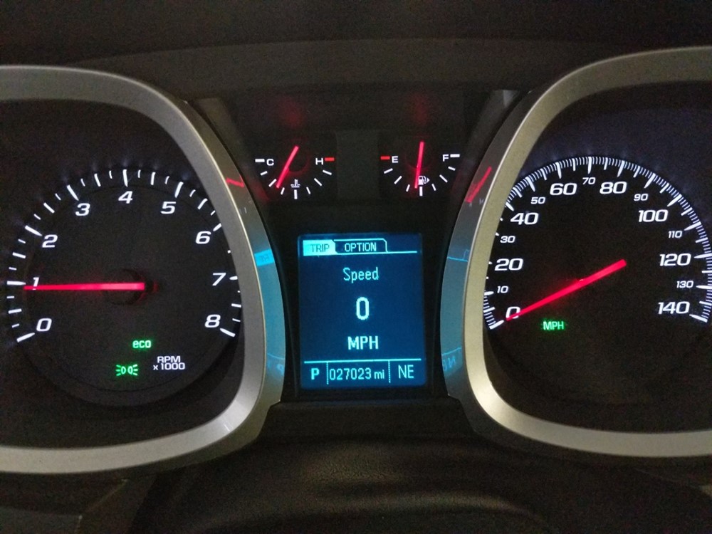 2017 Chevrolet Equinox - Odometer Close Up