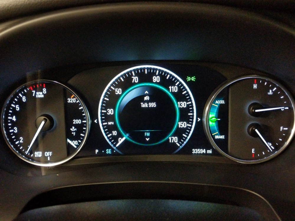 2018 Buick LaCrosse - Odometer Close Up