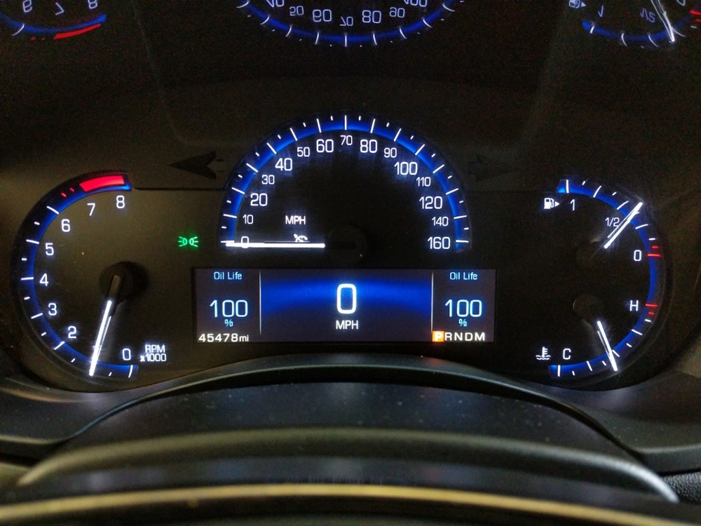 2016 Cadillac ATS - Odometer Close Up