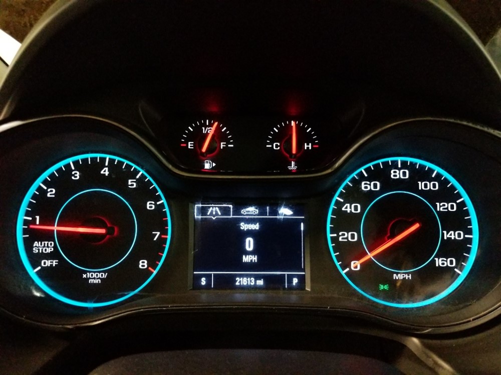 2018 Chevrolet Cruze - Odometer Close Up