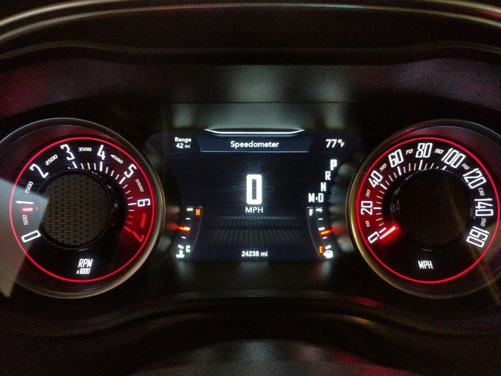 2016 Dodge Challenger - Odometer Close Up
