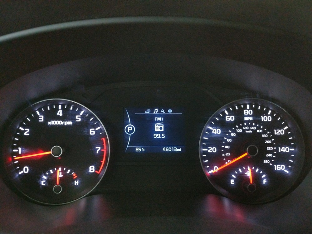 2018 Kia Sportage - Odometer Close Up