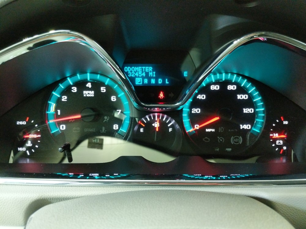 2015 Chevrolet Traverse - Odometer Close Up