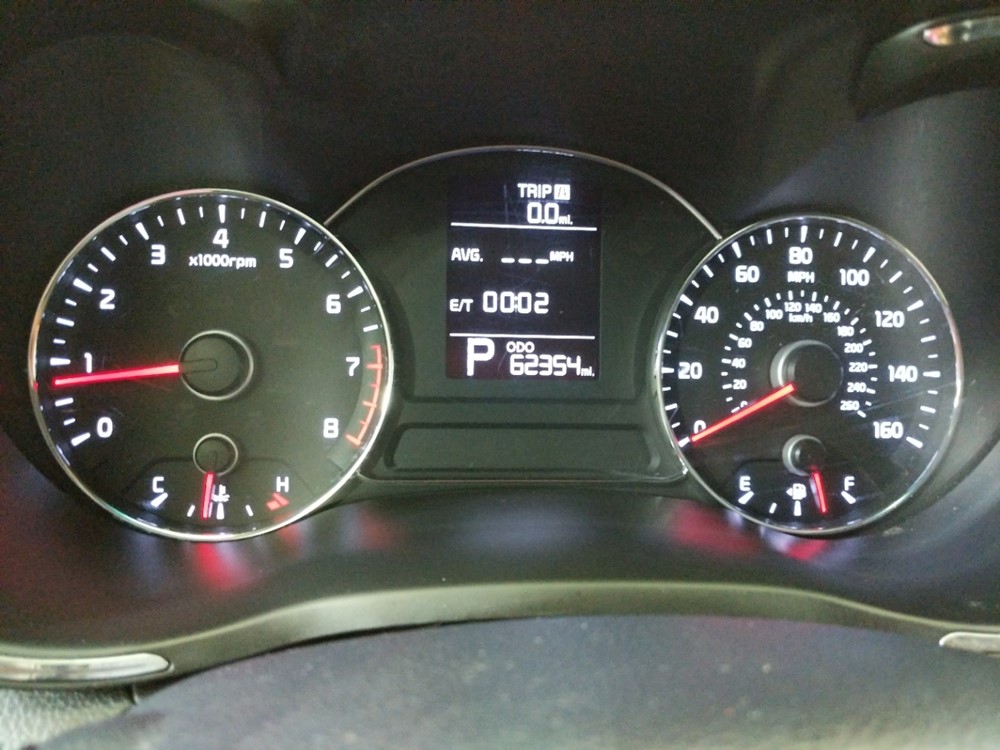 2016 Kia Forte - Odometer Close Up