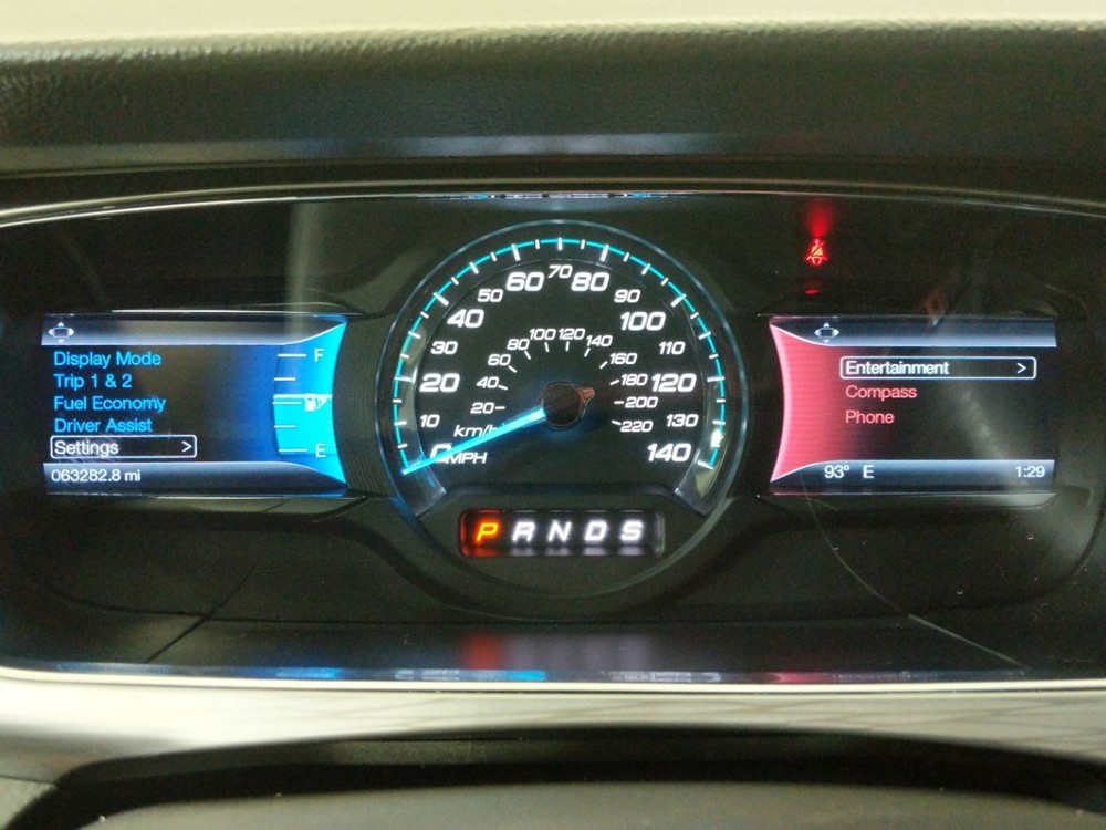2016 Ford Taurus - Odometer Close Up