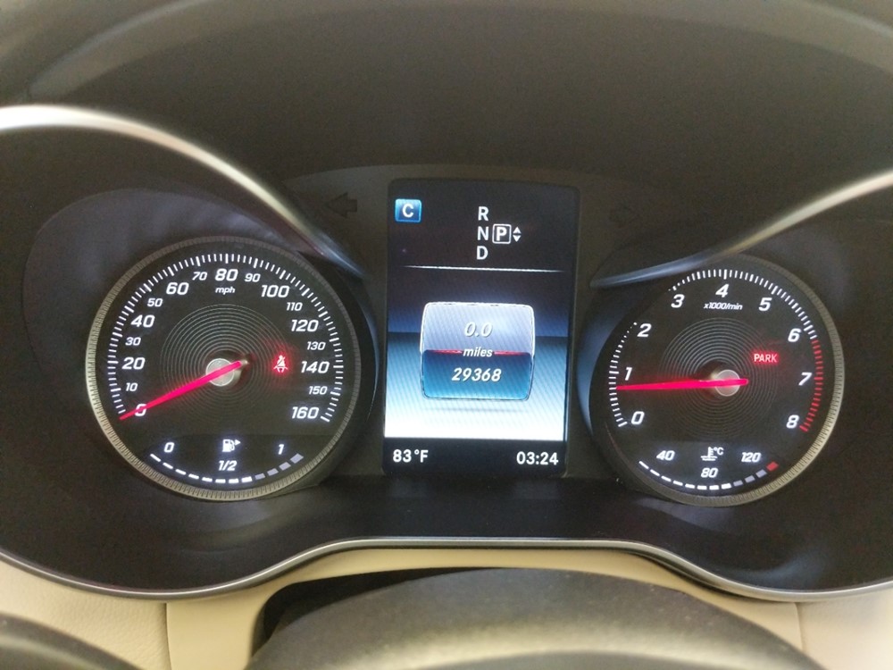 2015 Mercedes-Benz C300 - Odometer Close Up