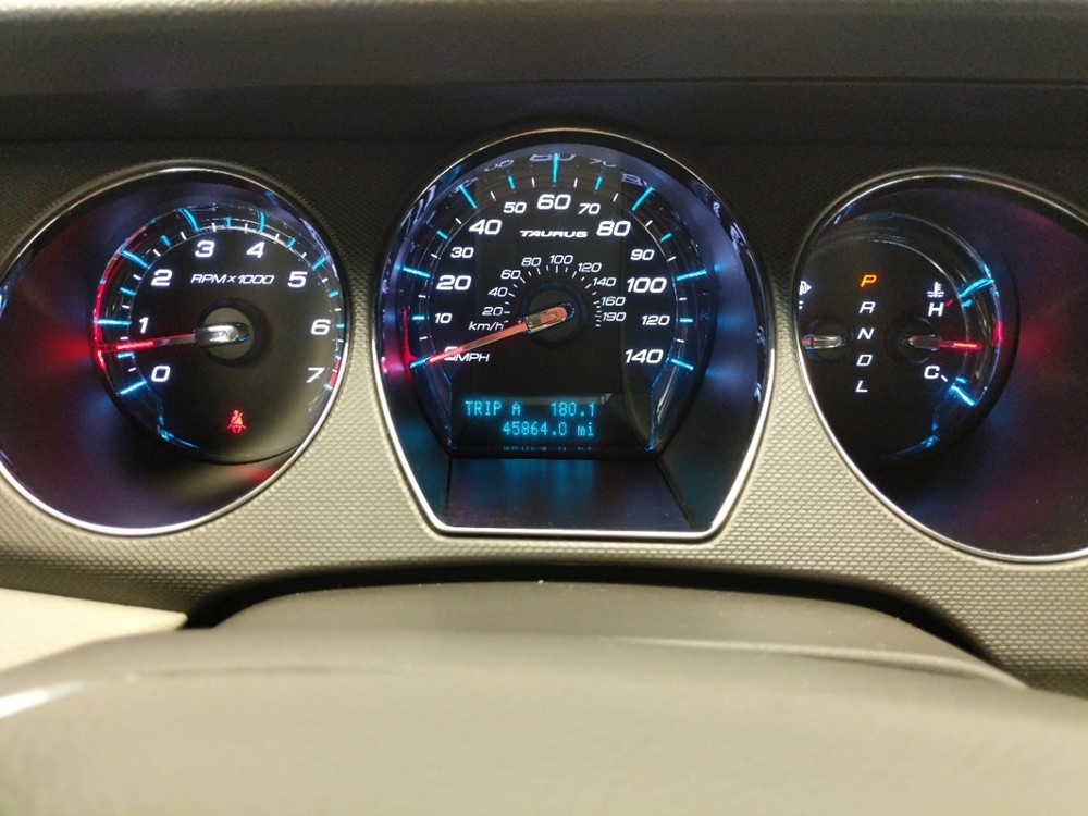 2011 Ford Taurus - Odometer Close Up