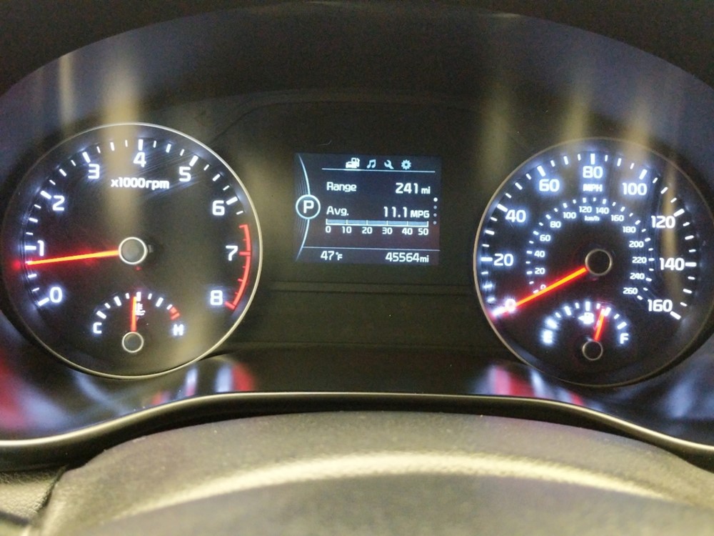 2017 Kia Sportage - Odometer Close Up