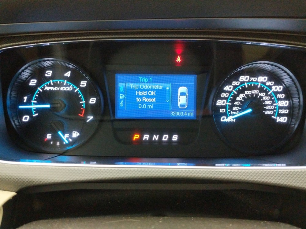 2014 Ford Taurus - Odometer Close Up