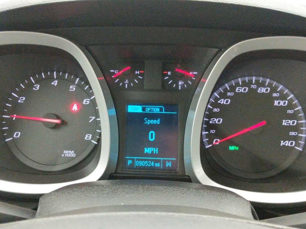 2016 Chevrolet Equinox - Odometer Close Up
